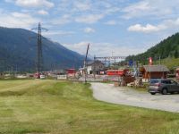 Oberwald, Autoverlad Furka, Goms, Schweiz