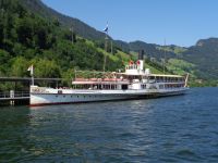 Dampfschiff Unterwalden, Alpnachstad, Schweiz