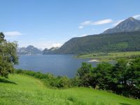 Alpnacher See mit Stanserhorn, Alpnachstad, Schweiz