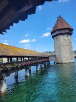 Spaziergang über die Kapellbrücke