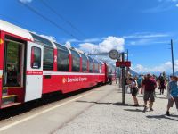 062 Fahrt mit dem Bernina Express - Stopp an der Alp Grüm