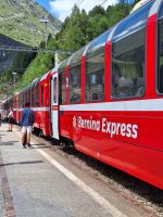 066 Fahrt mit dem Bernina Express - Stopp an der Alp Grüm