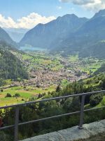 071 Fahrt mit dem Bernina Express - Stopp an der Alp Grüm - Blick ins Puschlav