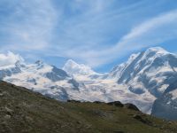 201 Zermatt - Blick zur Monte Rosa Gruppe