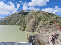 248 Fahrt nach Flüeli - Fahrt über den Grimselpass  - Stopp am Grimselhospiz - Stausee