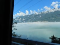 379 Ausflug zur Schynigen Platte - Eine Wolke liegt direkt über dem Brienzersee