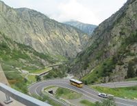 445 Fahrt durch die Schöllenenschlucht