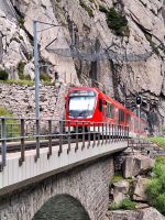 459 Fahrt durch die Schöllenenschlucht - Stopp an der Teufelsbrücke