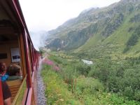 500 Fahrt mit der Furka Dampfbahn - Blick nach Gletsch