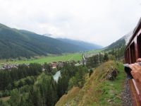 510 Fahrt mit der Furka Dampfbahn - Blick nach Oberwald