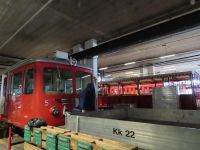 540 Besuch im Depot der Rigi Bahn im  Bahnhof Vitznau