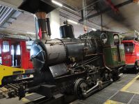 548 Besuch im Depot der Rigi Bahn im  Bahnhof Vitznau - Dampflok 17