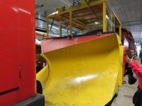 556 Besuch im Depot der Rigi Bahn im  Bahnhof Vitznau - Schneeräumlok