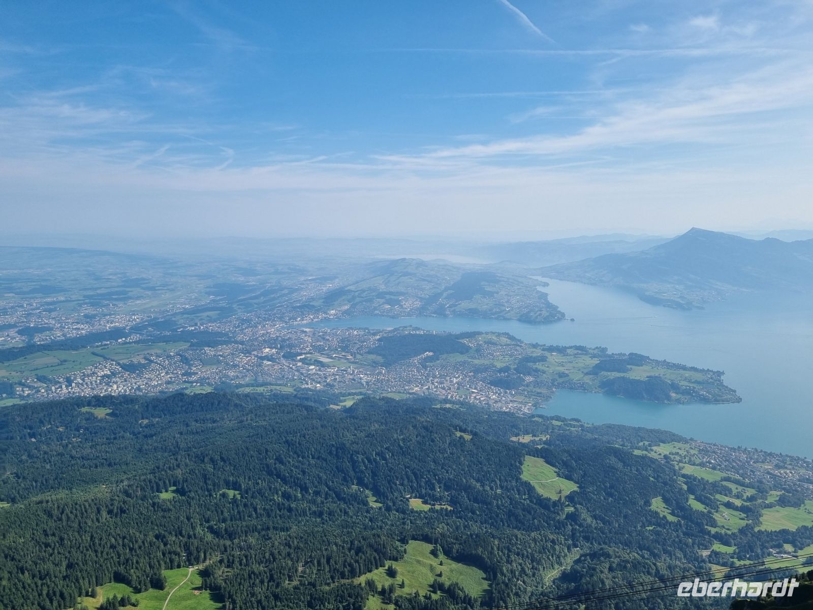 Pilatus - Blick zum Vierwaldstättersee 