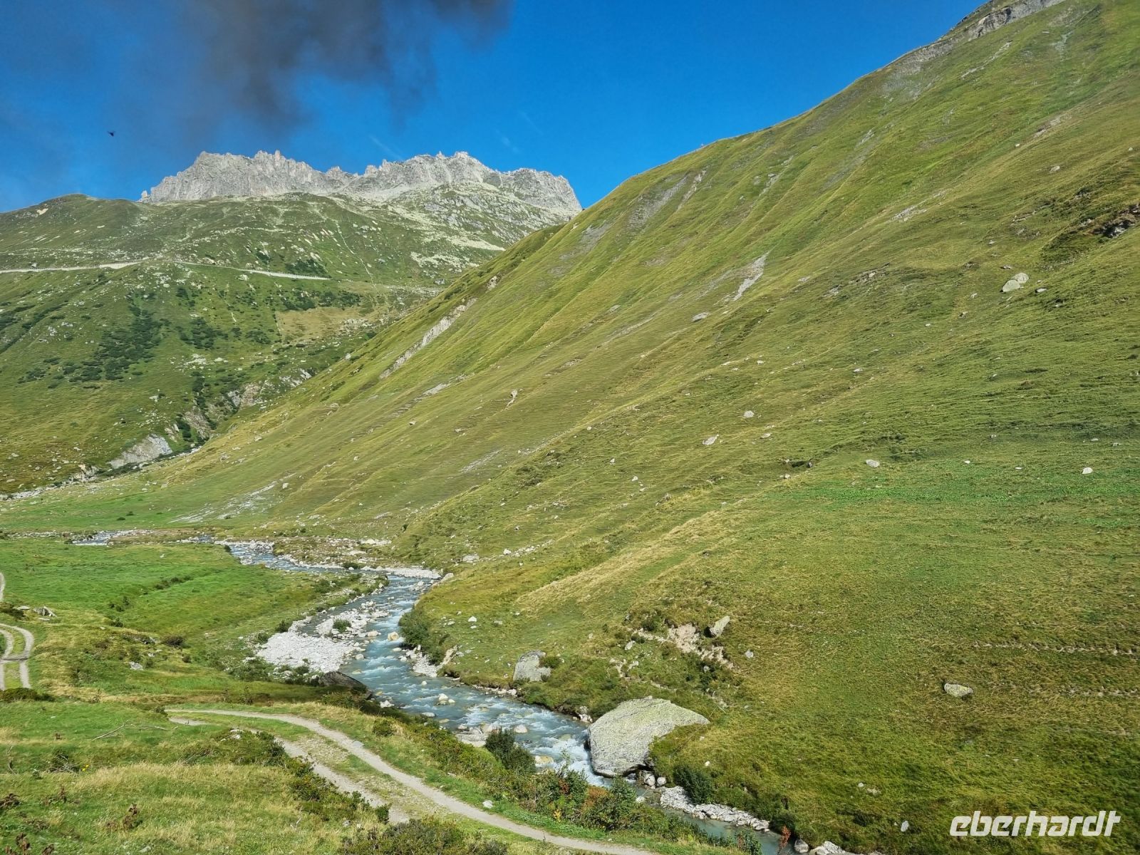 Fahrt mit der Furka-Dampfbahn von Realp nach Oberwald...