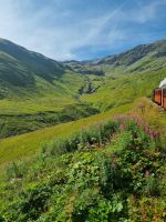 Fahrt mit der Furka-Dampfbahn von Realp nach Oberwald...