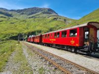 Fahrt mit der Furka-Dampfbahn von Realp nach Oberwald... (Station 