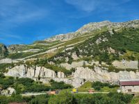 Fahrt mit der Furka-Dampfbahn von Realp nach Oberwald...