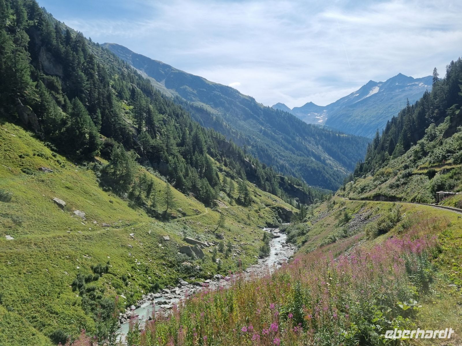Fahrt mit der Furka-Dampfbahn von Realp nach Oberwald...