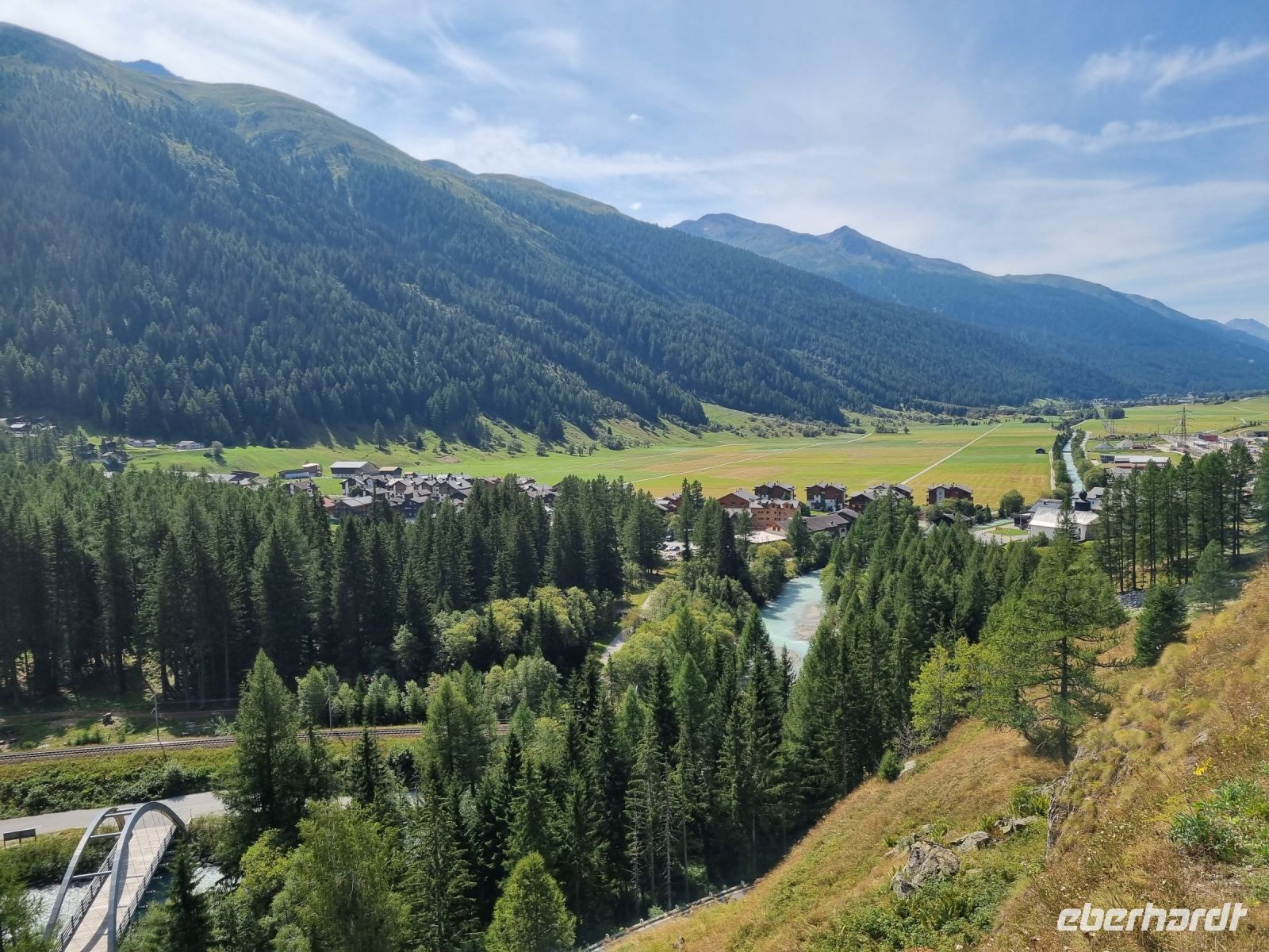 Fahrt mit der Furka-Dampfbahn von Realp nach Oberwald...