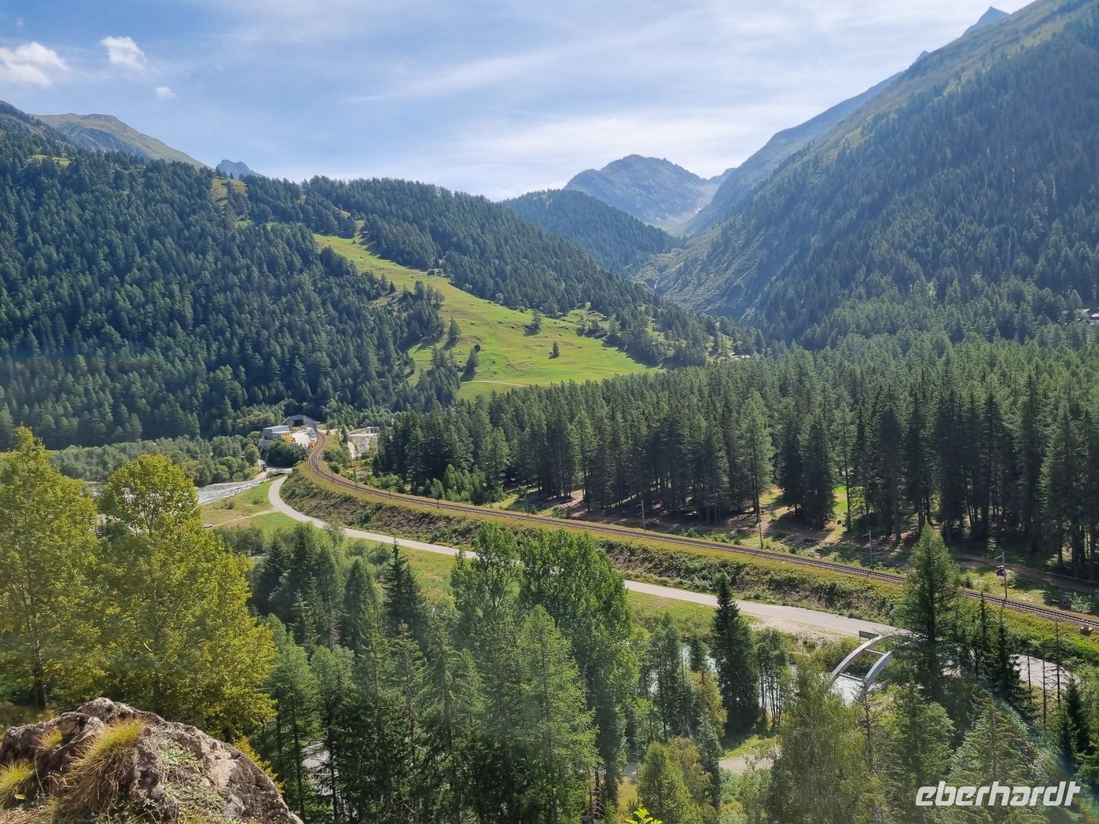 Fahrt mit der Furka-Dampfbahn von Realp nach Oberwald...