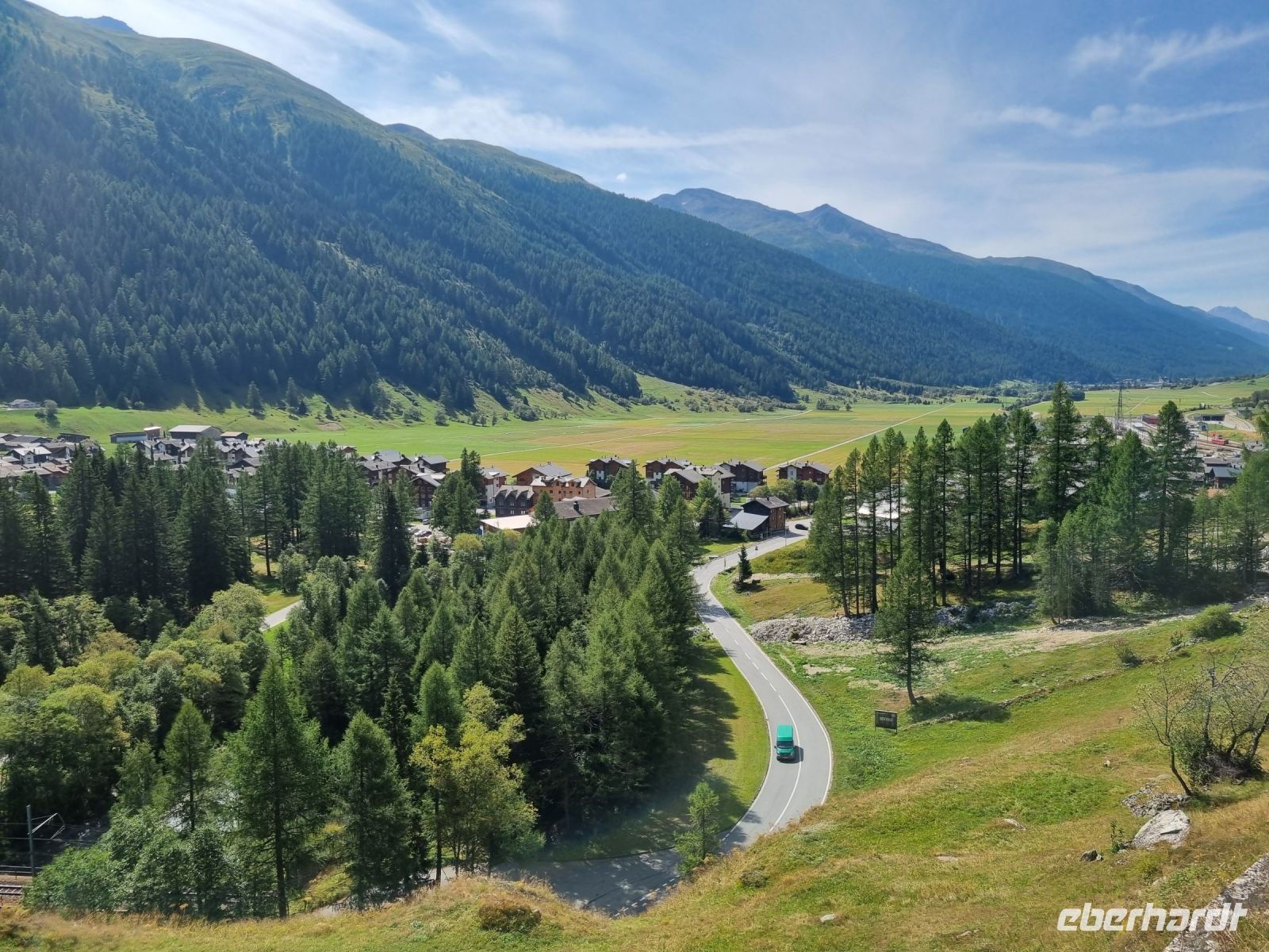 Fahrt mit der Furka-Dampfbahn von Realp nach Oberwald...