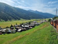 Fahrt mit der Furka-Dampfbahn von Realp nach Oberwald...