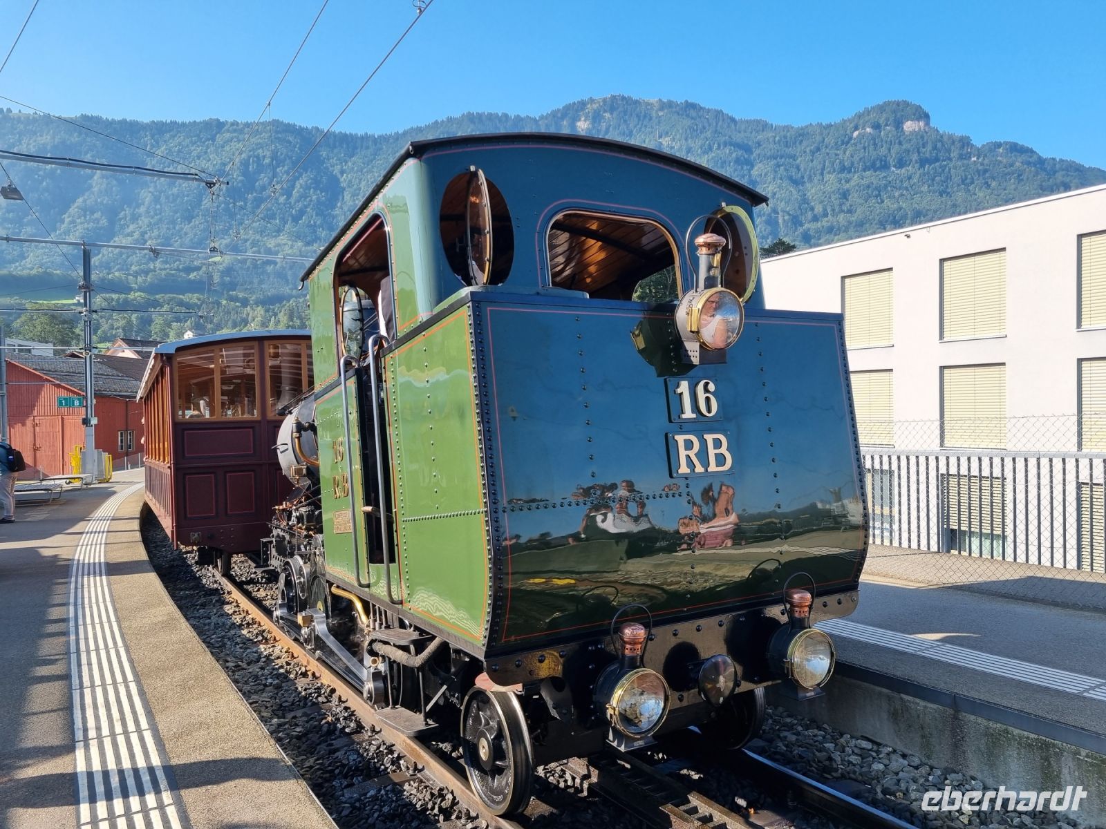 Bahnhof Arth-Goldau - Rigi-Dampflok