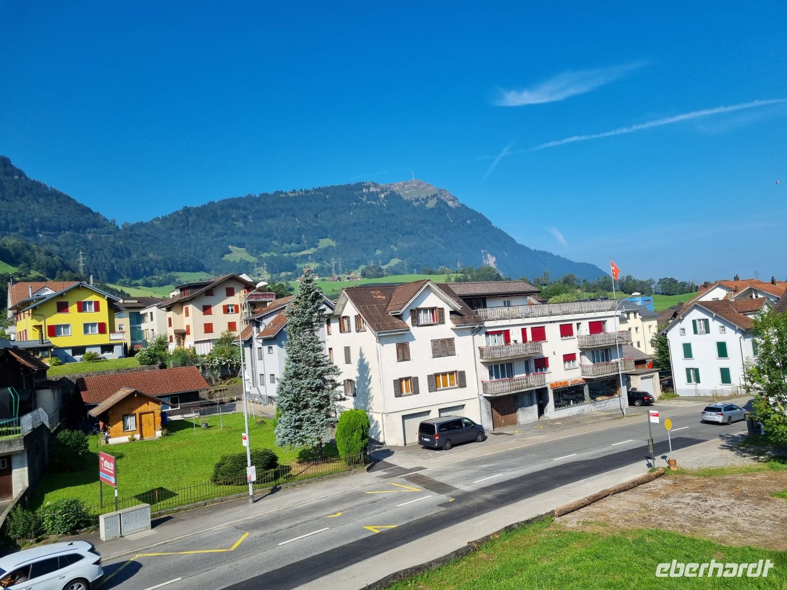 Fahrt mit der Rigi-Dampfbahn nach Rigi-Kulm...