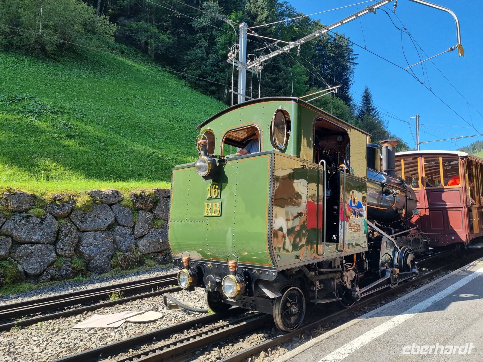 Rigi-Dampflok (Station 