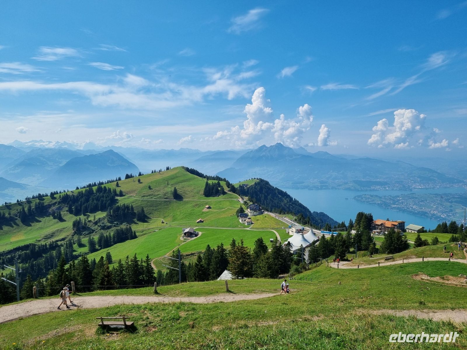 Wanderung von Rigi-Kulm nach Rigi-Staffel...