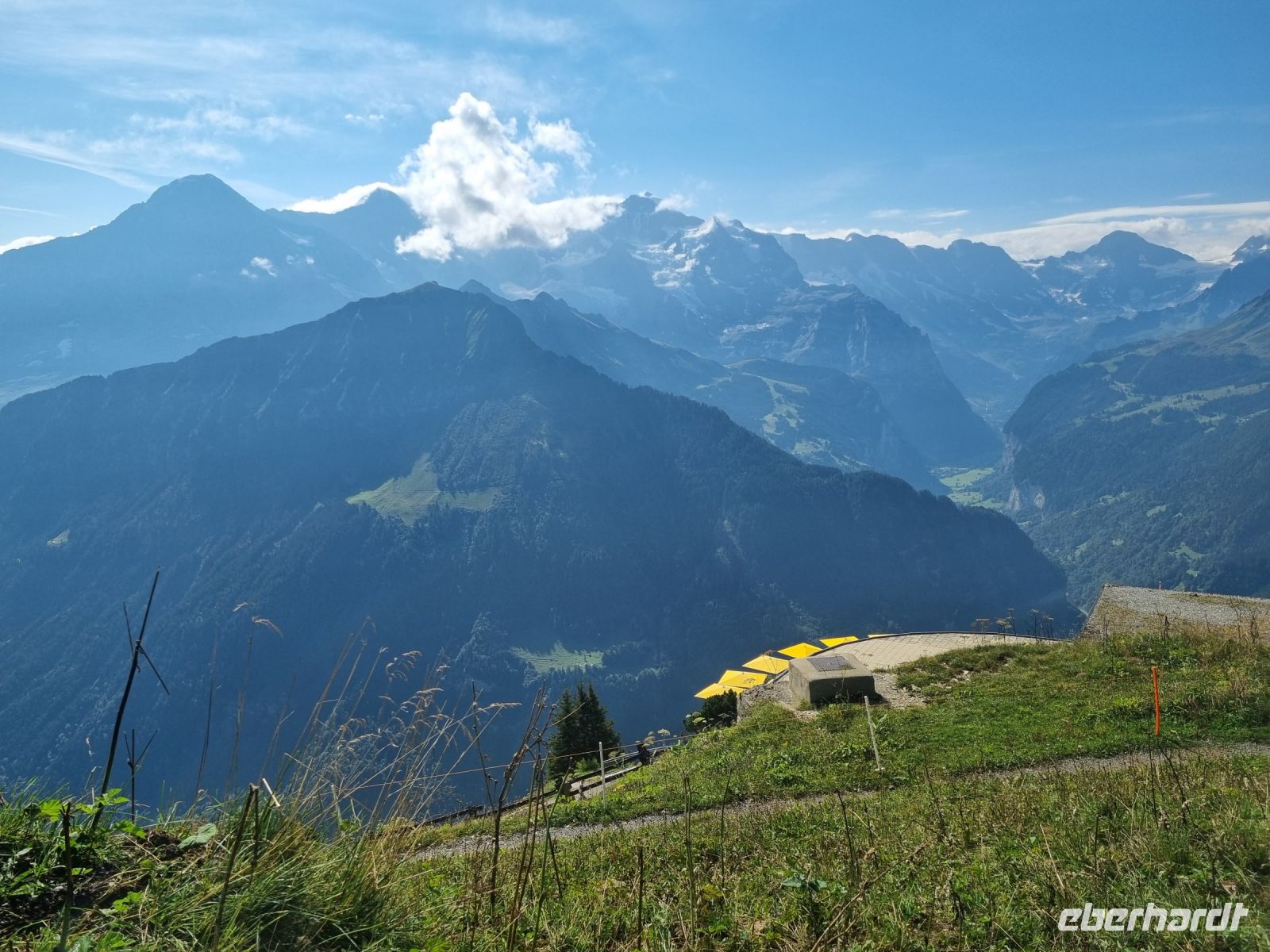 Schynige Platte - Blick auf Eiger, Mönch und Jungfrau