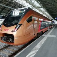 Unser Zug nach Luzern