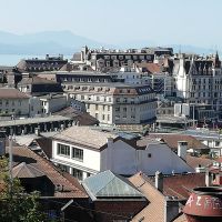 Über den Dächern von Lausanne