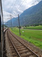Fahrt mit dem Gotthard Panorama Express von Flüelen nach Bellinzona... 