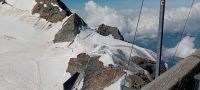Blick von der Sphinx-Terrasse am Jungfraujoch