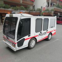 Die Polizei auf Streifenfahrt in Zermatt