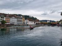Luzern - Blick zur Spreuerbrücke