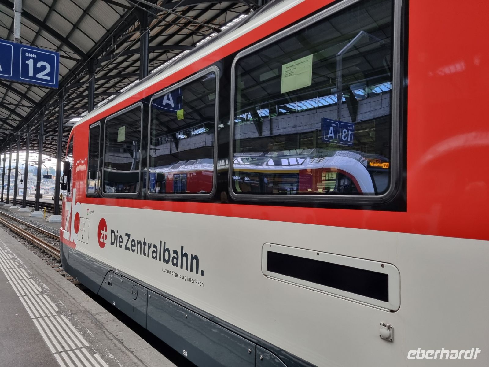 Fahrt mit dem Luzern–Interlaken Express...