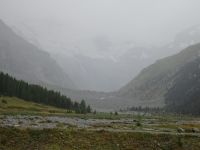 Pontresina, Rosegtal mit Blick auf das obere Rosegtal