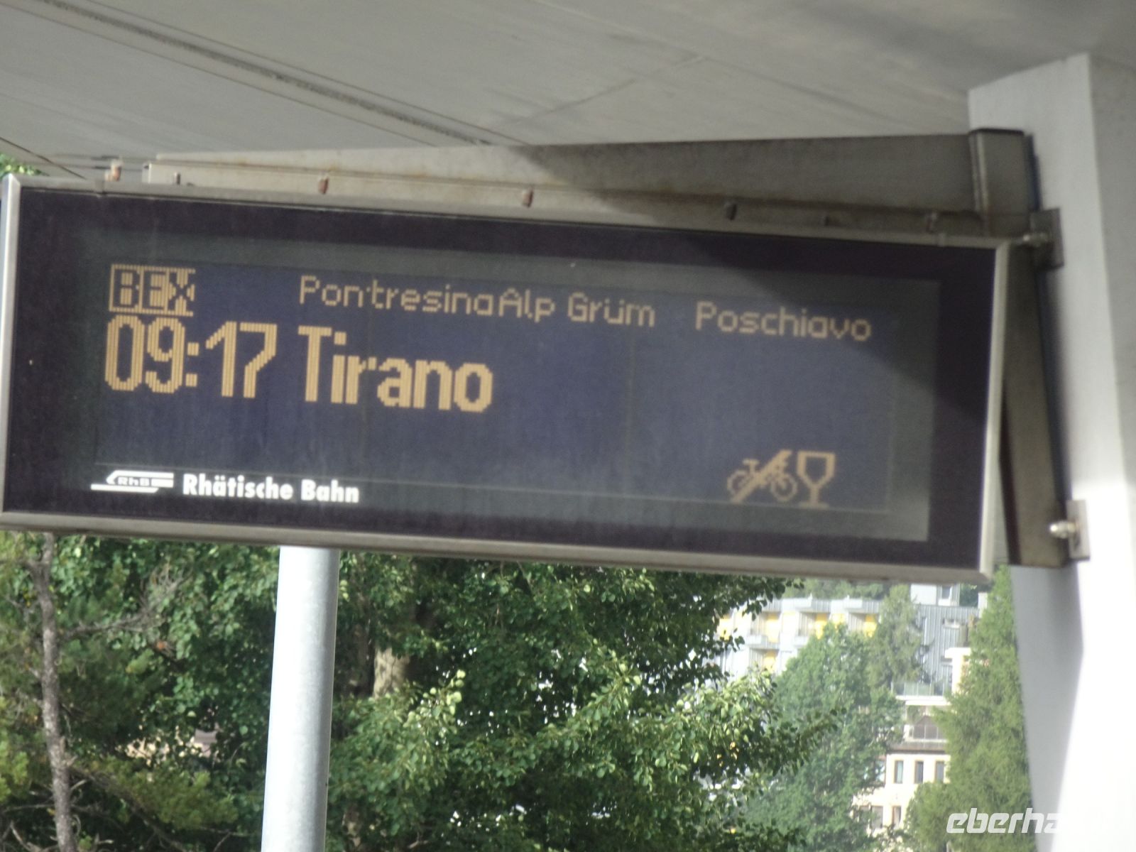 St. Moritz, unser Bernina-Express steht bereit...