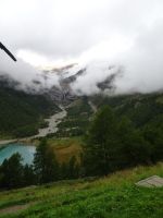 ... Blick zu den Resten des Palügletschers...