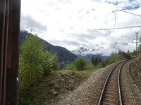 .... Abfahrt durch das Puschlaver Tal...