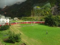 ... mit bestem Blick aus dem letzten Panoramawagen...