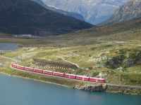 ... mit Blick in das Engadin...