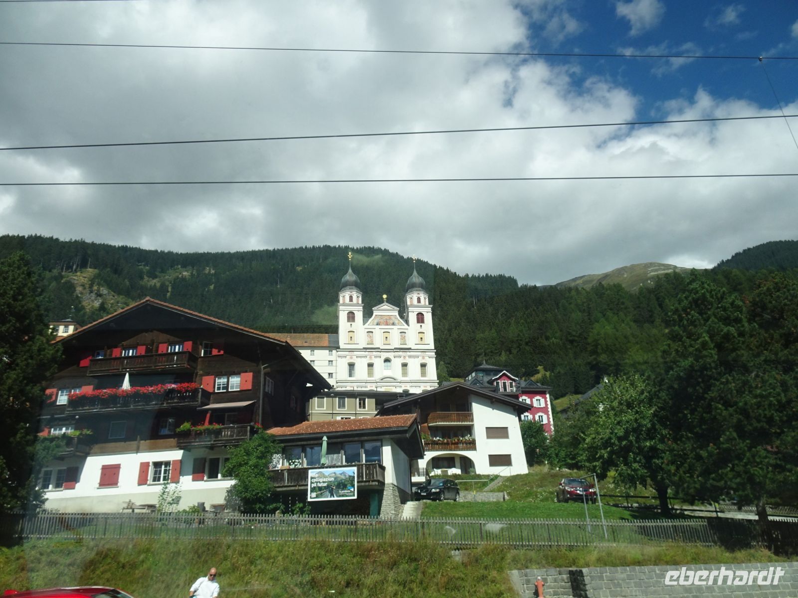 Kloster Disentis an der Glacierstrecke...