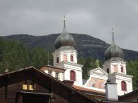 Disentis in Graubünden - Klostertürme...