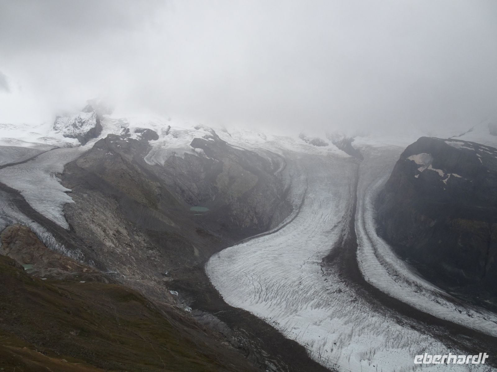 Gornergrat, Blick zum Gornergletscher...