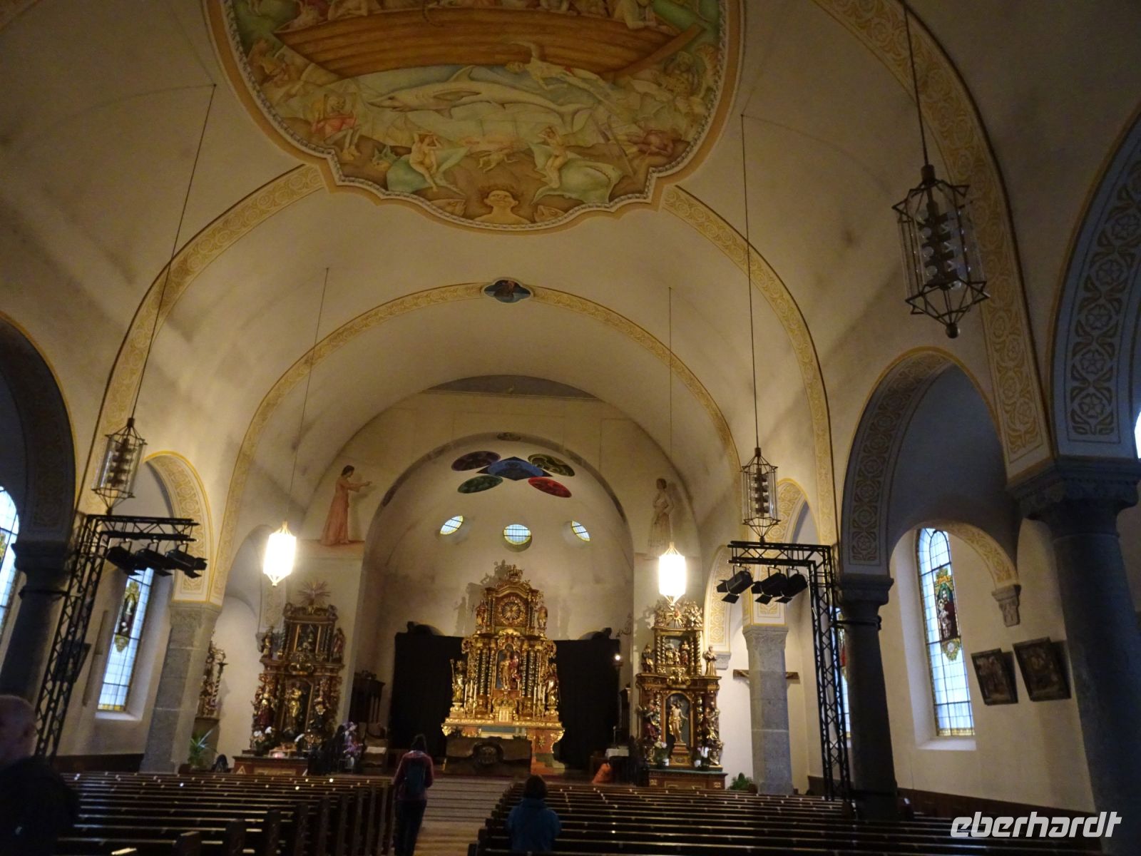 Zermatt, Ortskirche innen...