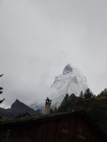 Zermatt, Matterhorn im Nebel